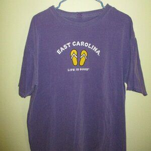 Life Is Good East Carolina T-Shirt Size L